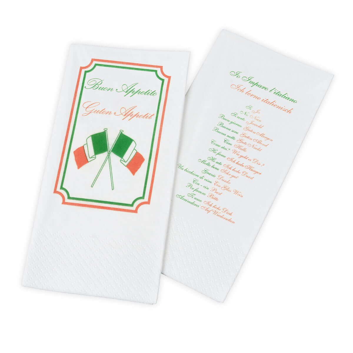 Serviette 40 x 40 cm 'Ich lerne italienisch'